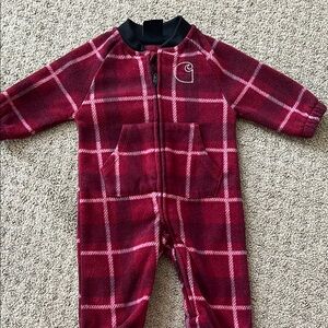 Carhartt Kids Red Plaid One Piece